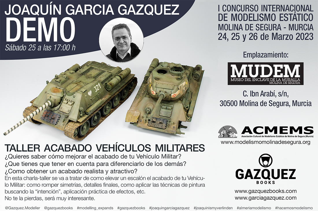 Charla – Demo sobre Acabado de Vehículos Militares en Molina del Segura