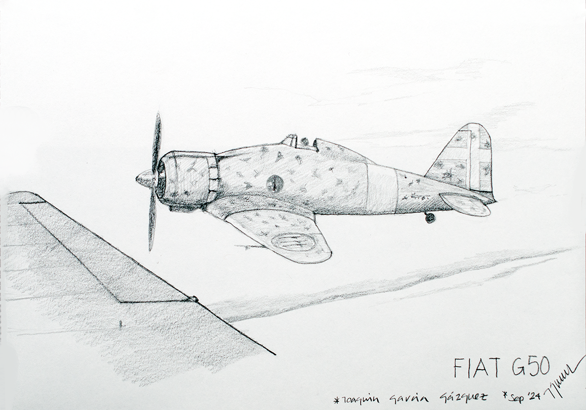 Sketch: Fiat G.50 «Freccia»