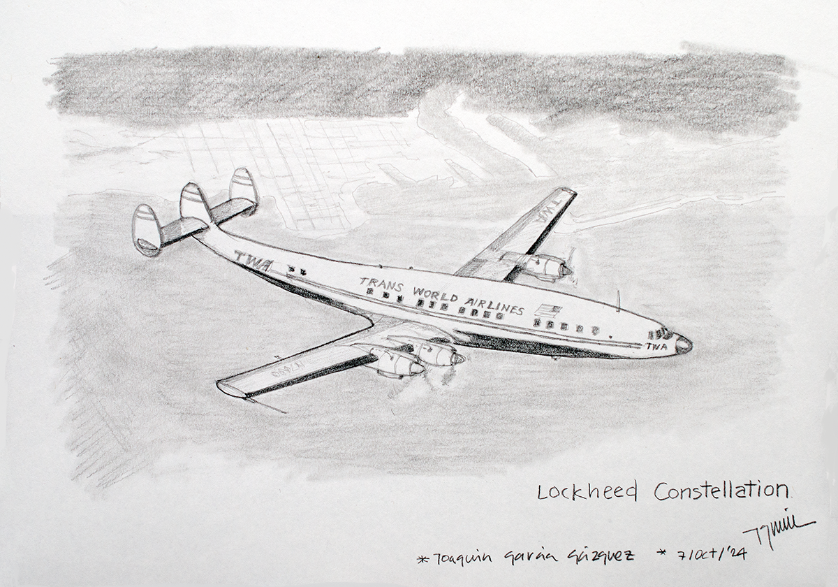 Sketch: Lockheed Constellation