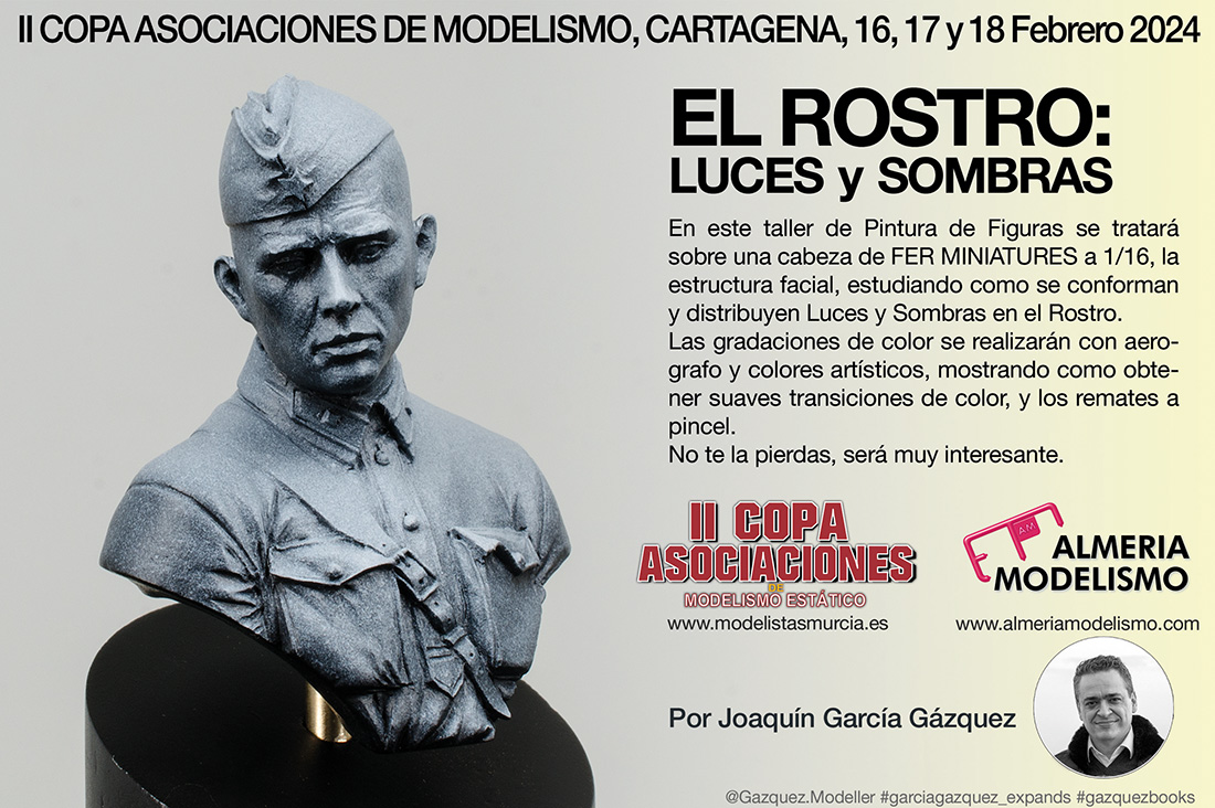Demo Pintura de Figuras: II Trofeo Asociaciones de Modelismo, Cartagena 2024
