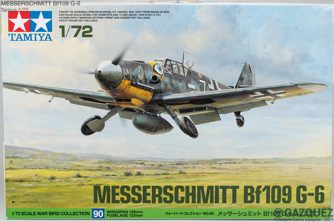 Abriendo la caja: Messerschmitt Bf109 G-6, Tamiya 1/72