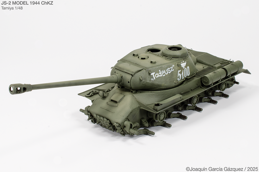 W.I.P. JS-2 MODEL 1944 ChKZ, Tamiya 1/48. Airbrush base color done.