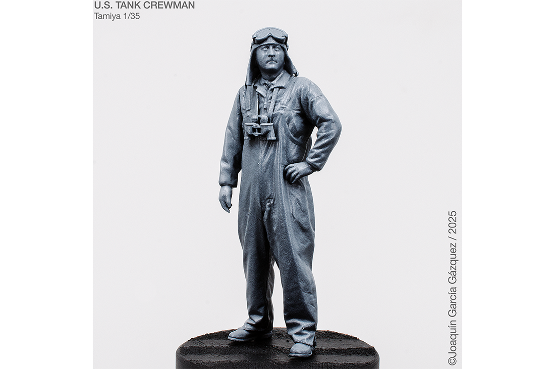 WIP U.S. Tank Crewman, Tamiya 1/35.