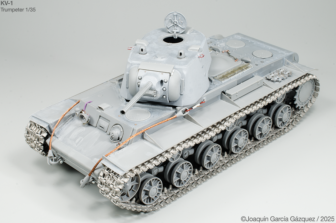 WIP: KV-1 Model 1942 Heavy Cast Turret, Trumpeter 1/35
