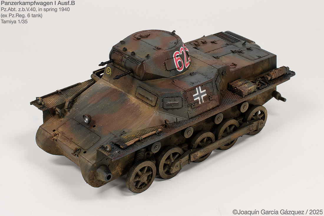 WIP: Panzerkampfwagen I Ausf.B; Tamiya1/35. The weathering starts
