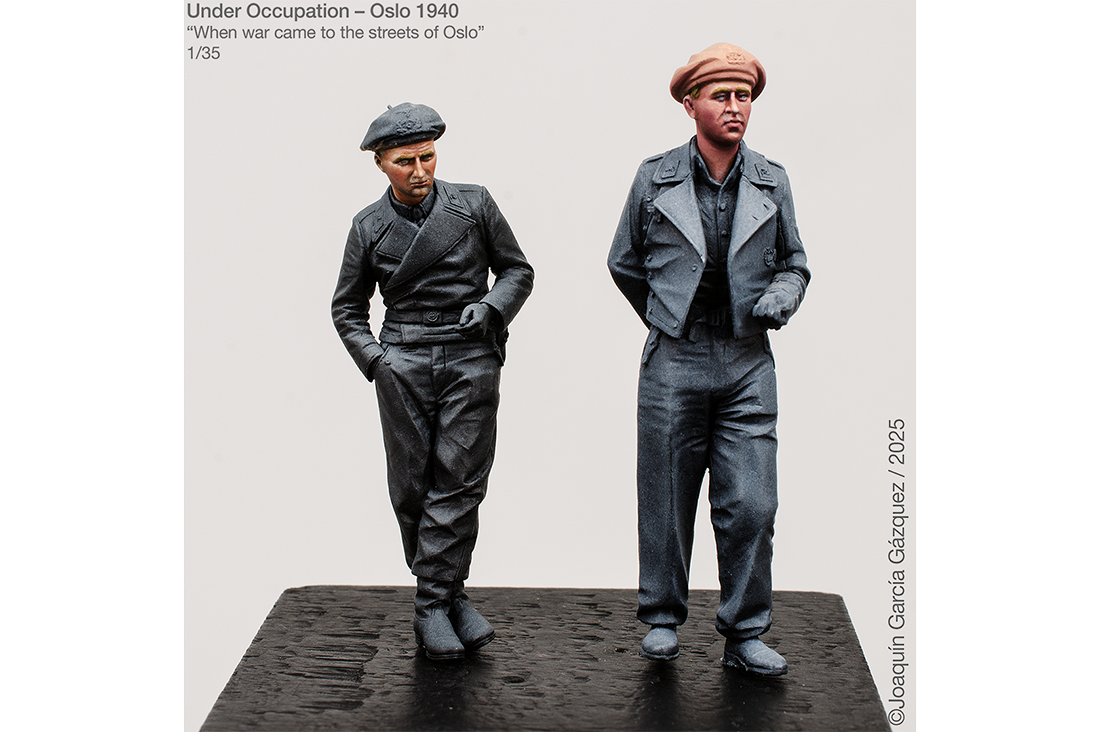 WIP: “Under Occupation – Oslo 1940” 1/35. The Figures